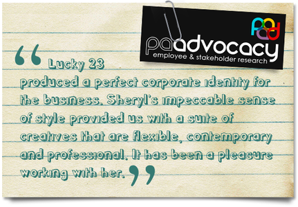 Words about Lucky23 Creative Design by PA Advocacy Ltd.